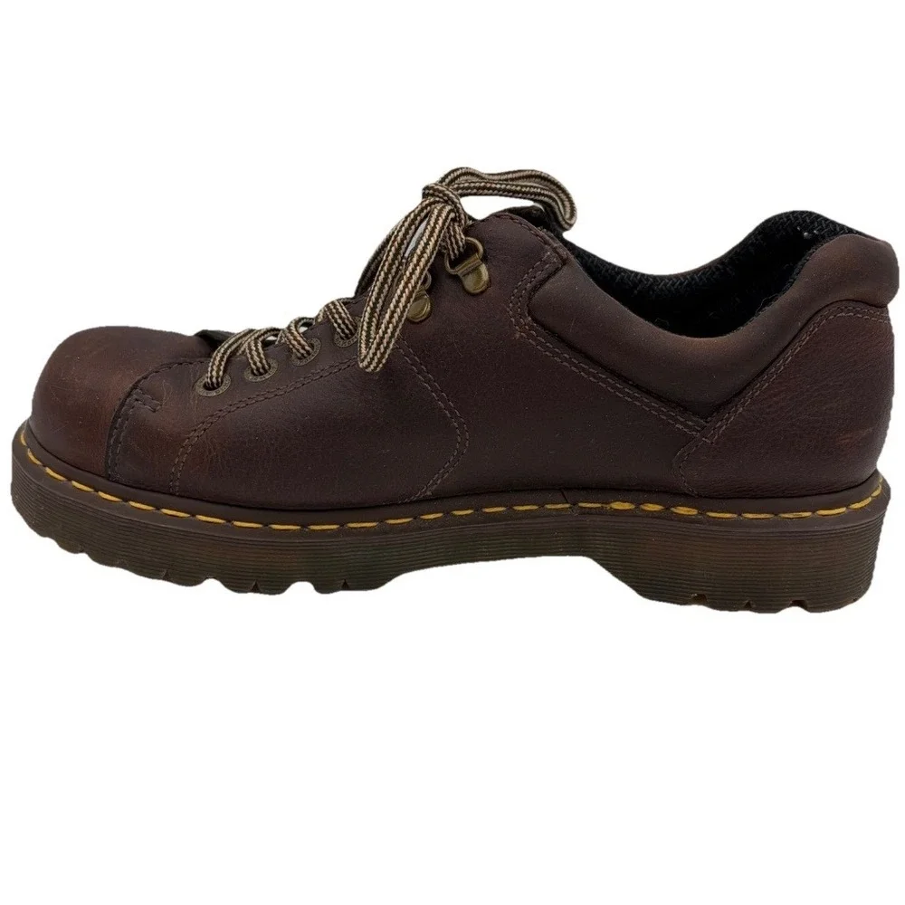 Vintage Dr. Doc Martens Brown Shoes Leather Oxford Y2K 90s Men 12 Lug 10940 Work